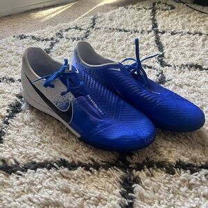 Nike Phantom Venom Royal Blue and White Athletic Shoes